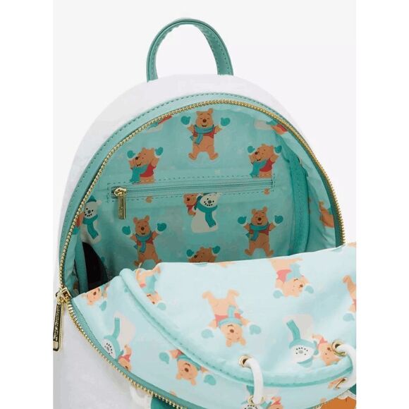 Loungefly Disney Winnie the Pooh Snow Angel Swivel Mini Backpack main image 4